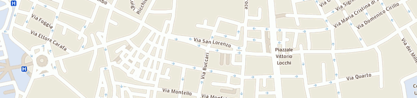 Mappa della impresa ced carbone g del raggenchi berardino e c sas a BARI