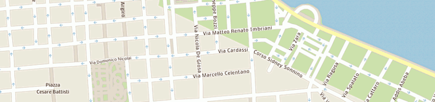 Mappa della impresa pizzeria la bomba di amoruso lorenzo a BARI