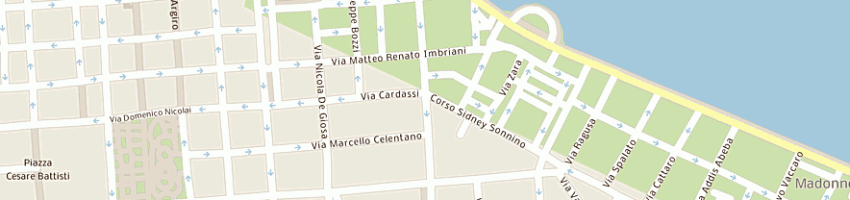 Mappa della impresa studio legale tommaso siciliani a BARI