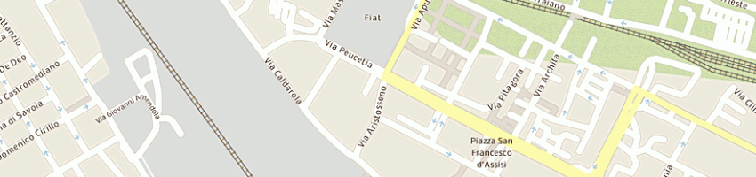Mappa della impresa farmacia pansini dottssa maria a BARI