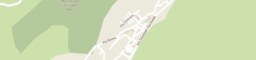 Mappa della impresa pizzuto giuseppe a BELVEDERE DI SPINELLO