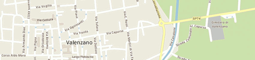 Mappa della impresa autotrasporti di lomoro rocco a VALENZANO