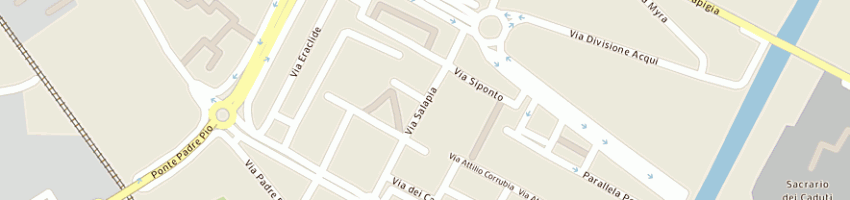 Mappa della impresa sequestro gianfranco a BARI