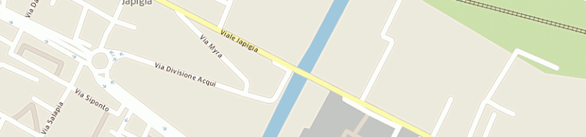 Mappa della impresa lavanderia industriale giuseppe martoccia sas di michele martoccia e c a BARI