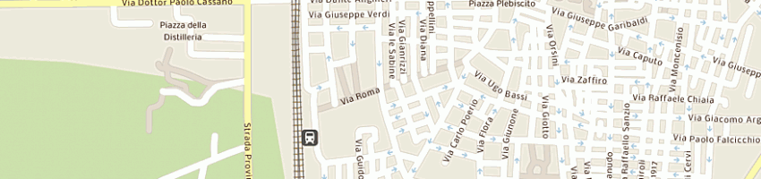 Mappa della impresa banca nazionale del lavoro (spa) a GIOIA DEL COLLE