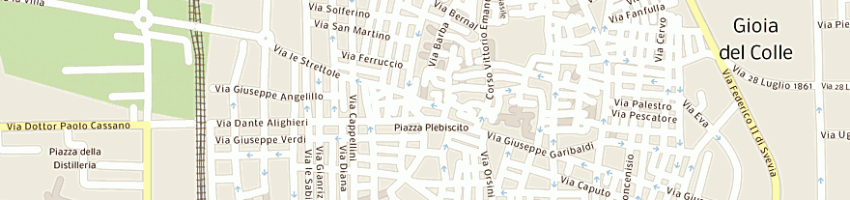 Mappa della impresa orazero srl a GIOIA DEL COLLE