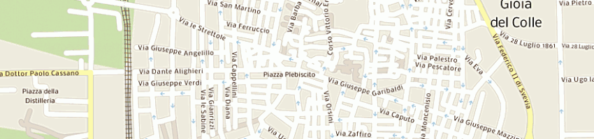 Mappa della impresa radio colle t r c soc coop a r l a GIOIA DEL COLLE