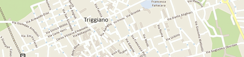 Mappa della impresa luigi fabii sas a TRIGGIANO