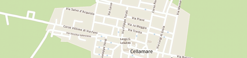 Mappa della impresa d'addosio pasquale a CELLAMARE