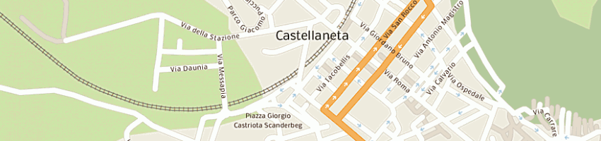 Mappa della impresa villani gianfranco a CASTELLANETA