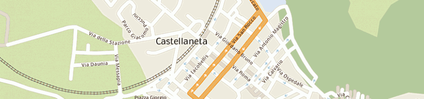 Mappa della impresa cin cin bar di lavarra luigi a CASTELLANETA