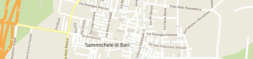 Mappa della impresa loconte angelo vincenzo a SAMMICHELE DI BARI
