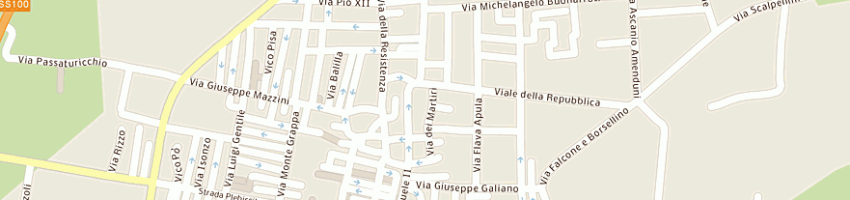 Mappa della impresa comune di sammichele di bari a SAMMICHELE DI BARI