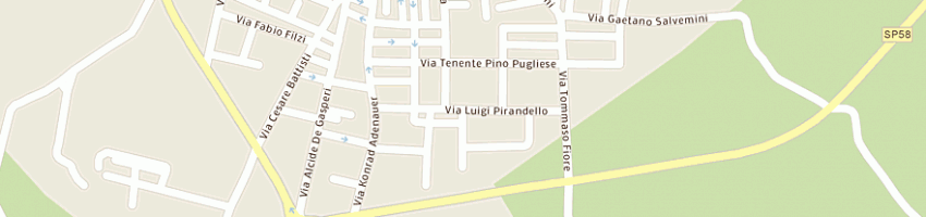 Mappa della impresa spinelli vito a SAMMICHELE DI BARI