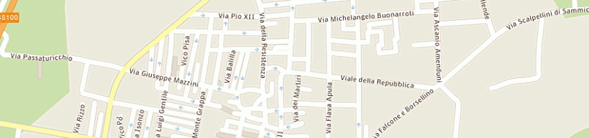 Mappa della impresa la nouvelle vogue di de rosa e emiliano snc a BARI