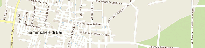 Mappa della impresa savino vito a SAMMICHELE DI BARI