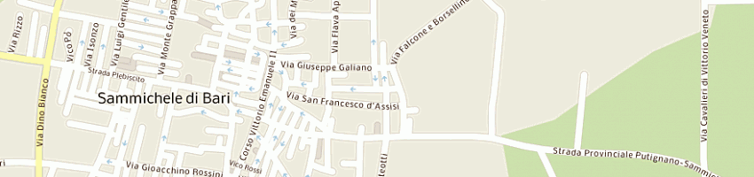 Mappa della impresa frigo style di spinelli giovanni a SAMMICHELE DI BARI
