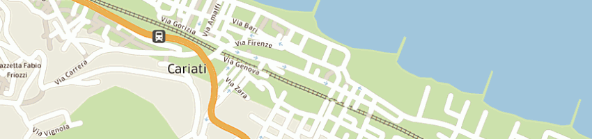 Mappa della impresa rovito pasquale a CARIATI