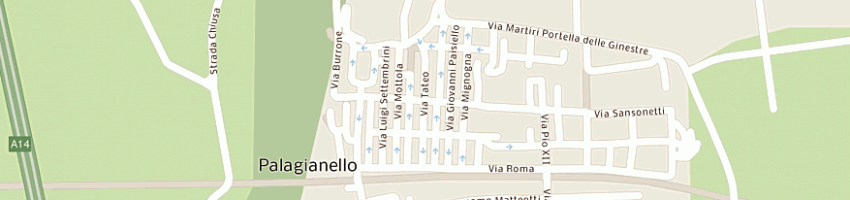 Mappa della impresa quadrifoglio di salinaro grazia a PALAGIANELLO