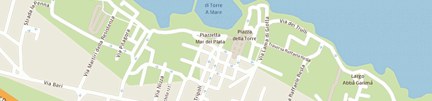 Mappa della impresa bar las vegas di campagna giuseppe a BARI
