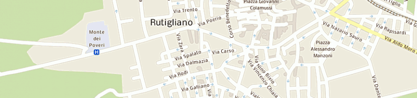 Mappa della impresa palumbo vito giuseppe a RUTIGLIANO