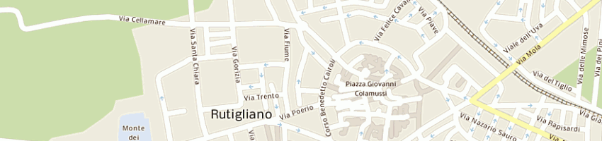 Mappa della impresa antonelli vito a RUTIGLIANO