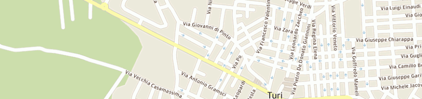 Mappa della impresa elettronica e servizi di spada l a TURI
