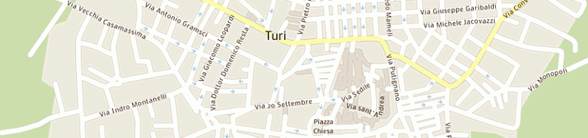 Mappa della impresa laera sandro a TURI