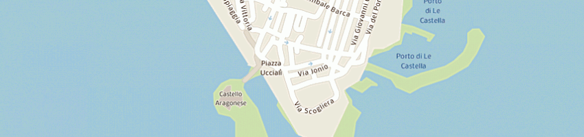 Mappa della impresa idea confezioni di mercurio luigi e c snc  a CROTONE