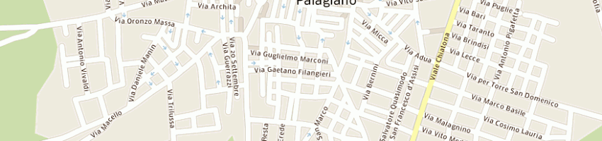 Mappa della impresa comprensorio dell'arco jonico della confederazione italiana agricol a PALAGIANO