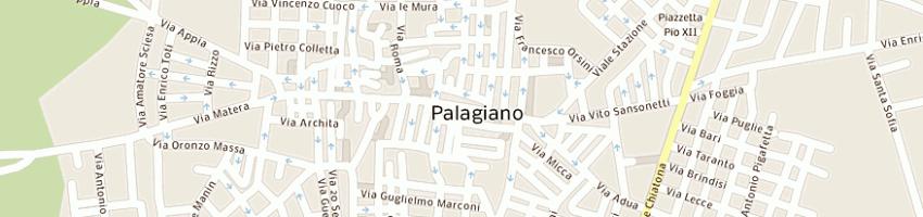 Mappa della impresa tecnodati sas di giannico margherita e c a PALAGIANO