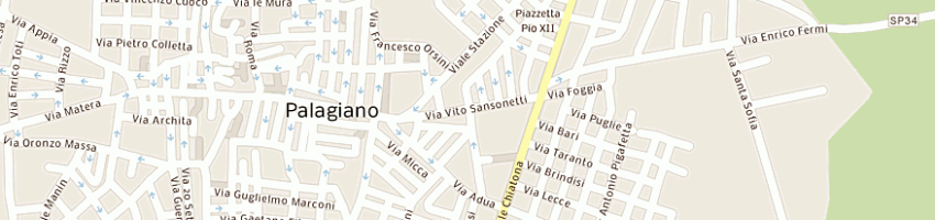 Mappa della impresa farmacia la galenica del dottgiacovazzo leonardo a PALAGIANO