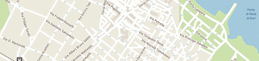 Mappa della impresa bux luciano bet shop a MOLA DI BARI
