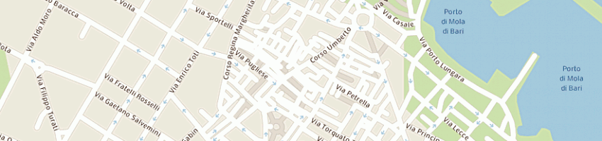 Mappa della impresa scuola elementare garibaldi a BARI