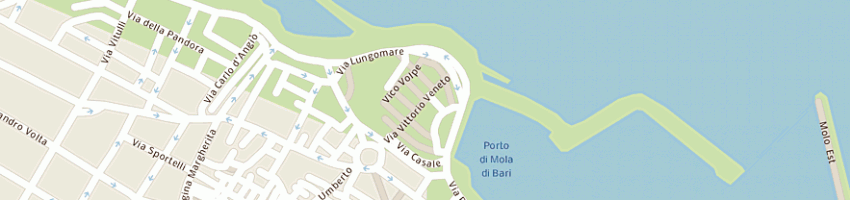 Mappa della impresa cristino vito a MOLA DI BARI