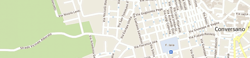 Mappa della impresa pace angelo e fanelli raffaele sas a CONVERSANO