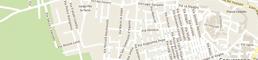Mappa della impresa martino apollonia a CONVERSANO