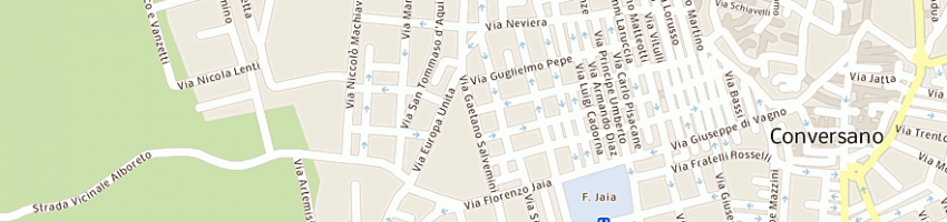 Mappa della impresa caffe' dolceamaro di fratella angelo a CONVERSANO