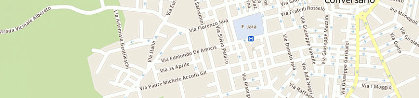 Mappa della impresa delfine vito a CONVERSANO