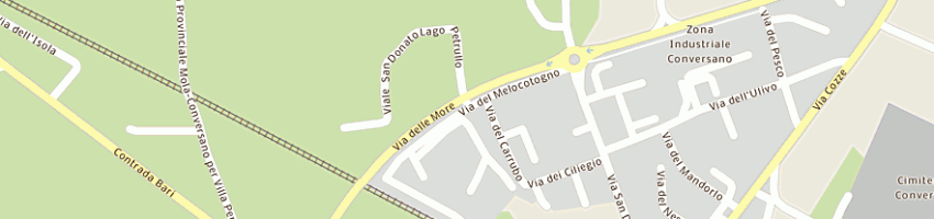 Mappa della impresa di palma donato e figli (snc) a CONVERSANO