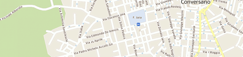 Mappa della impresa agrizootecnica srl a CONVERSANO
