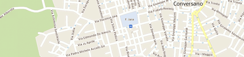 Mappa della impresa bianco grazia a CONVERSANO