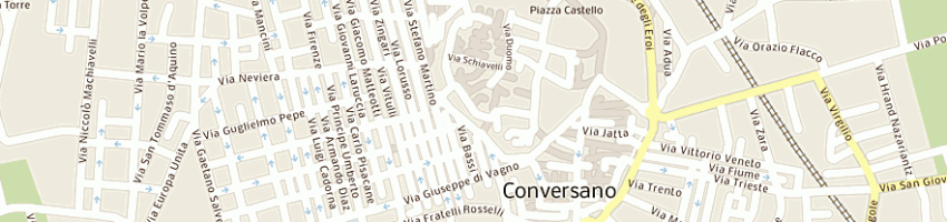 Mappa della impresa gigante giuseppe a CONVERSANO