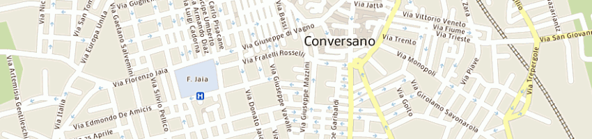 Mappa della impresa pizza velox sas di malena donato e c a CONVERSANO