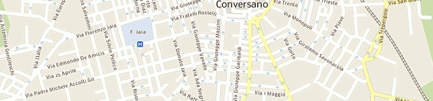 Mappa della impresa dolciaria ambrosiana srl a CONVERSANO
