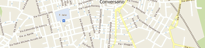 Mappa della impresa tato' paride spa a BARI