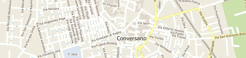 Mappa della impresa coletta giovanni a CONVERSANO