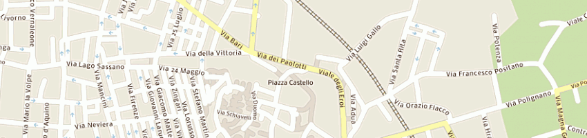 Mappa della impresa pasha' caffe' di magista' francesco a CONVERSANO