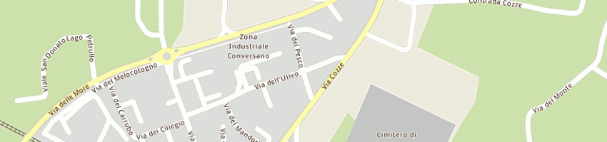 Mappa della impresa iam industria alimentare meridionale srl a CONVERSANO
