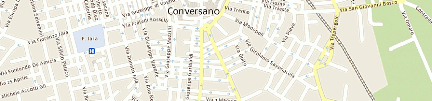 Mappa della impresa montrone giuseppe a CONVERSANO